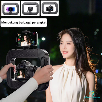 Lampu Ring LED Untuk Live Streaming Shooting Video HP Fill Light Dual Color