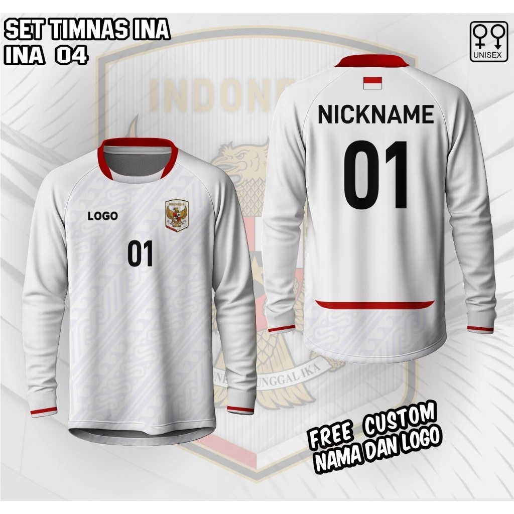 Jual Jersey Timnas Indonesia terbaru 2026 lengan panjang jersey sepak ...