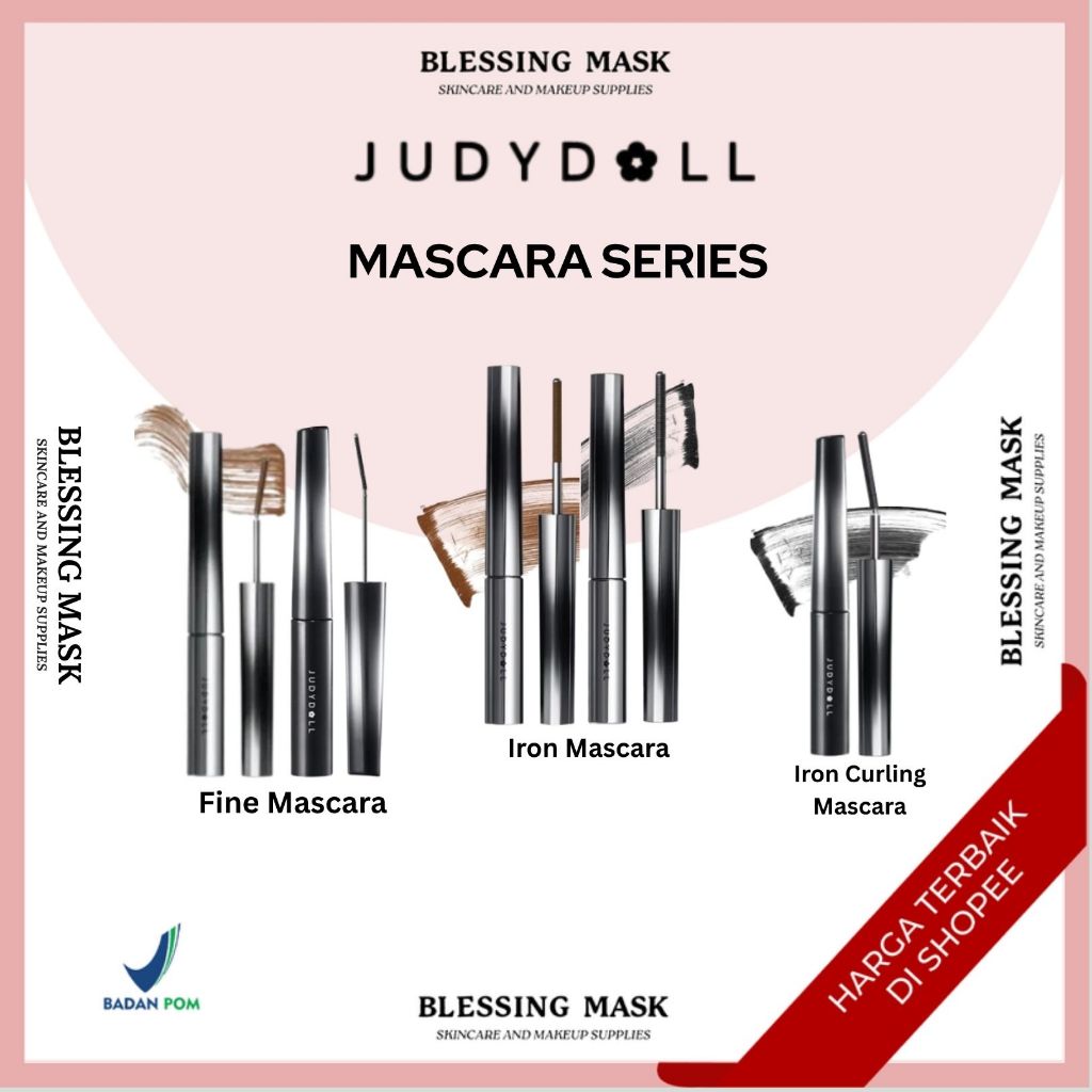 Jual Judydoll Iron Mascara - Maskara Besi Waterproof | Lentik Natural ...