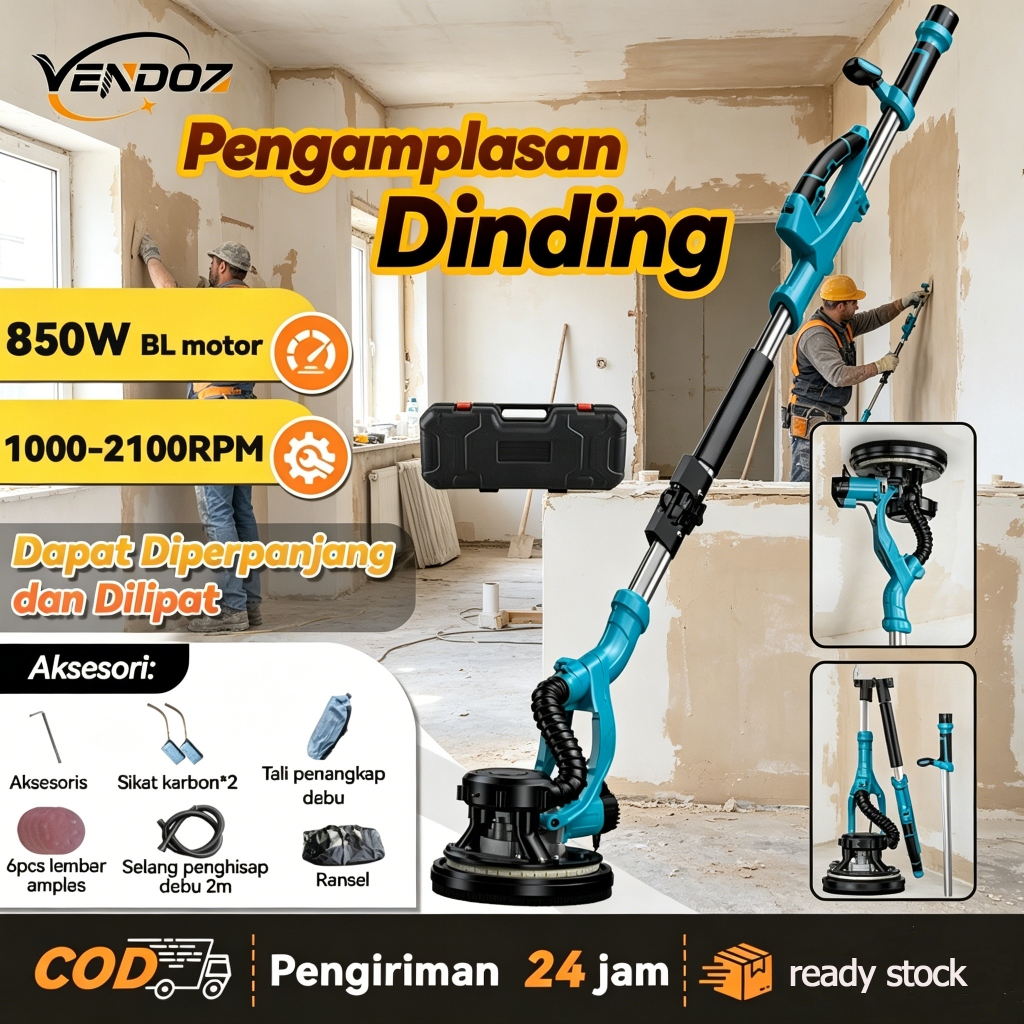 Jual VENDOZ (Dapat Diperpanjang)Mesin Perata Dinding Poles Dinding ...