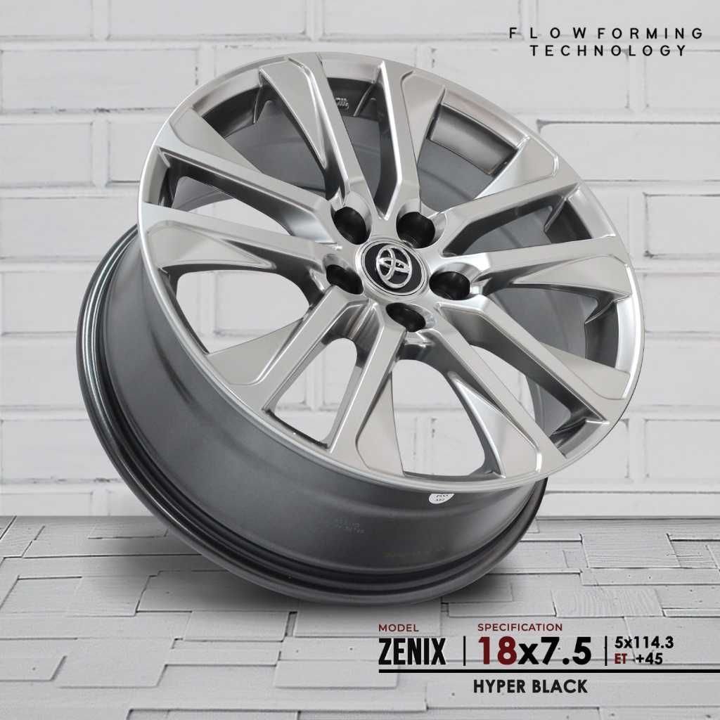 Jual 4 buah Velg Toyota Innova Zenix Tipe Q 18x7.5 5H 114.3 et45 warna ...