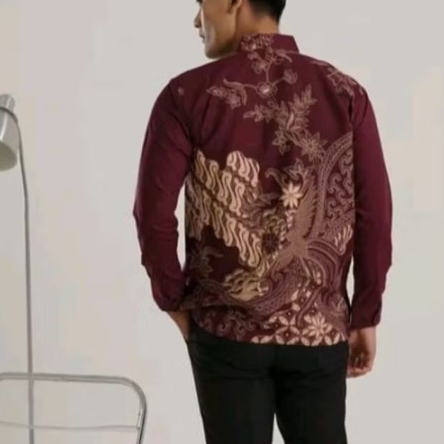 Batik Couple Motif Seling Merah Hat 5