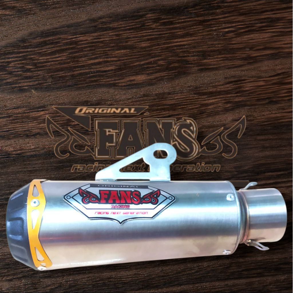 Jual KNALPOT FANS RACING MUFFLER ONLY INLET 50MM R25 DLL | Shopee Indonesia
