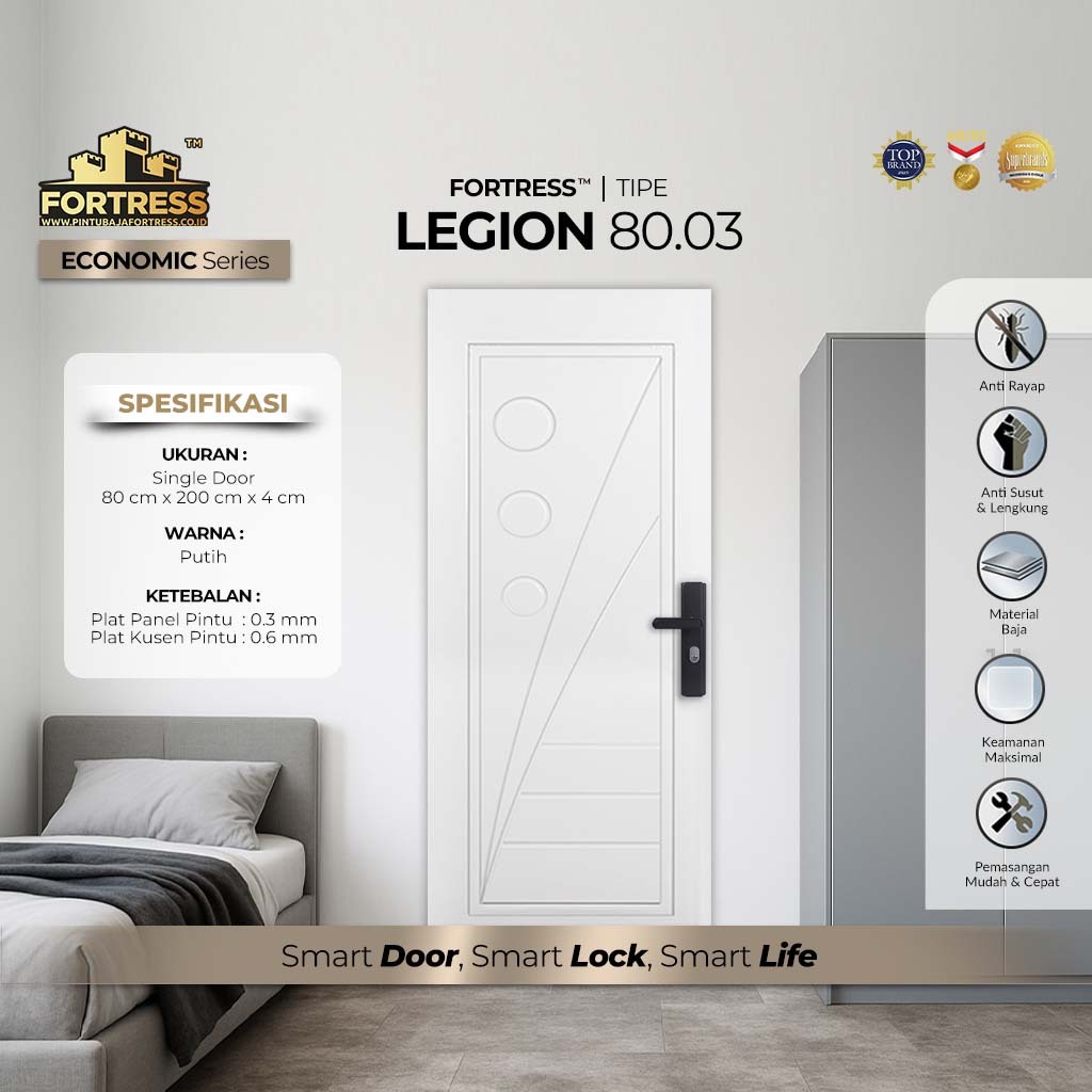 PINTU BAJA FORTRESS TYPE LEGION 80 - LUAR JABODETABEK
