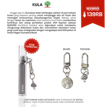 KULA The OG Liptint Shade Belle I Liptint Untuk Bibir Kering Dan Gelap Liptint Glossy Gloss