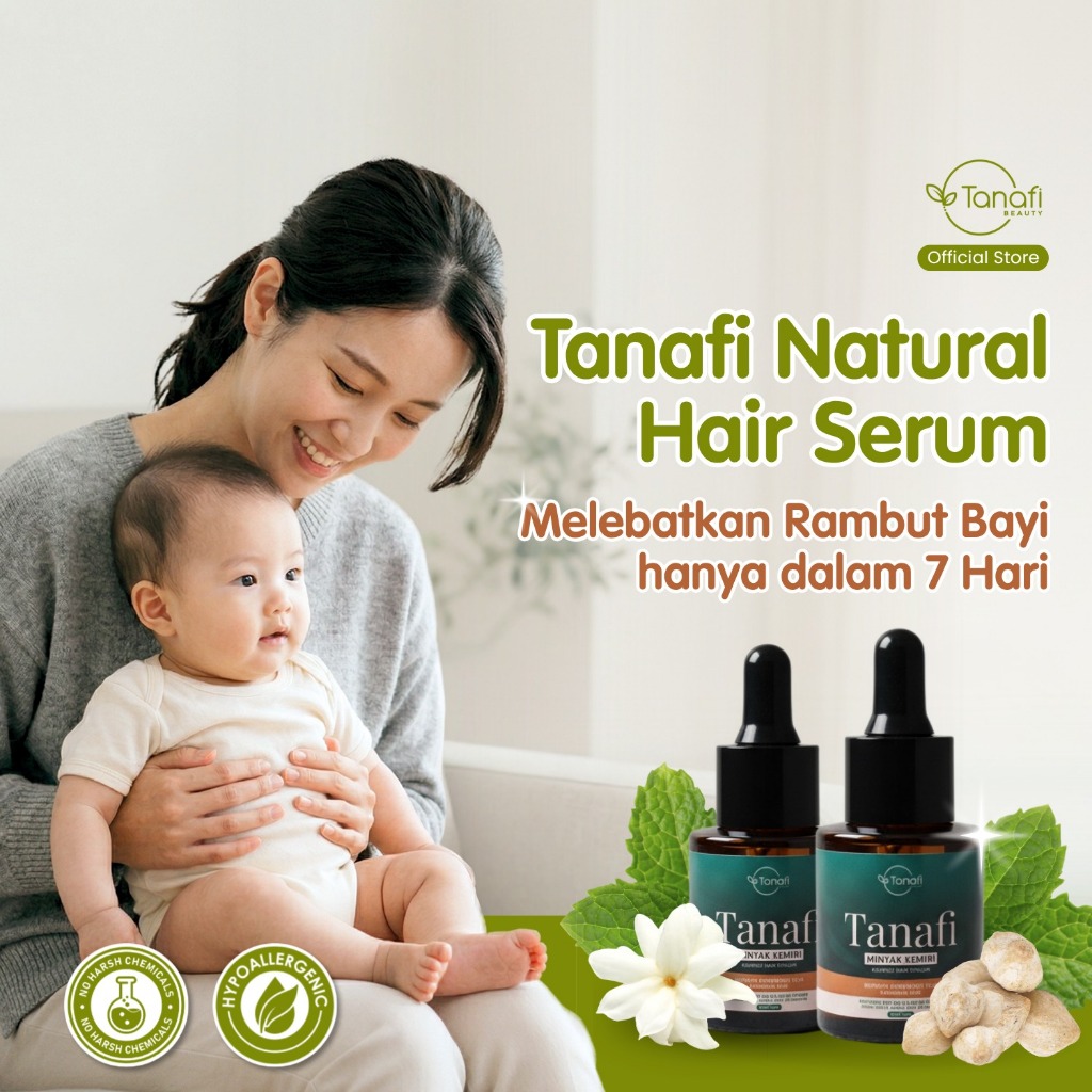 Jual Tanafi Hair Serum for Baby and Kids | Minyak Penumbuh Rambut untuk ...