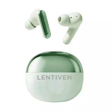 LENTIVEN Earphone Bluetooth TWS Earphone Nirkabel Headset Bluetooth 5.3 In Ear Headset Noise