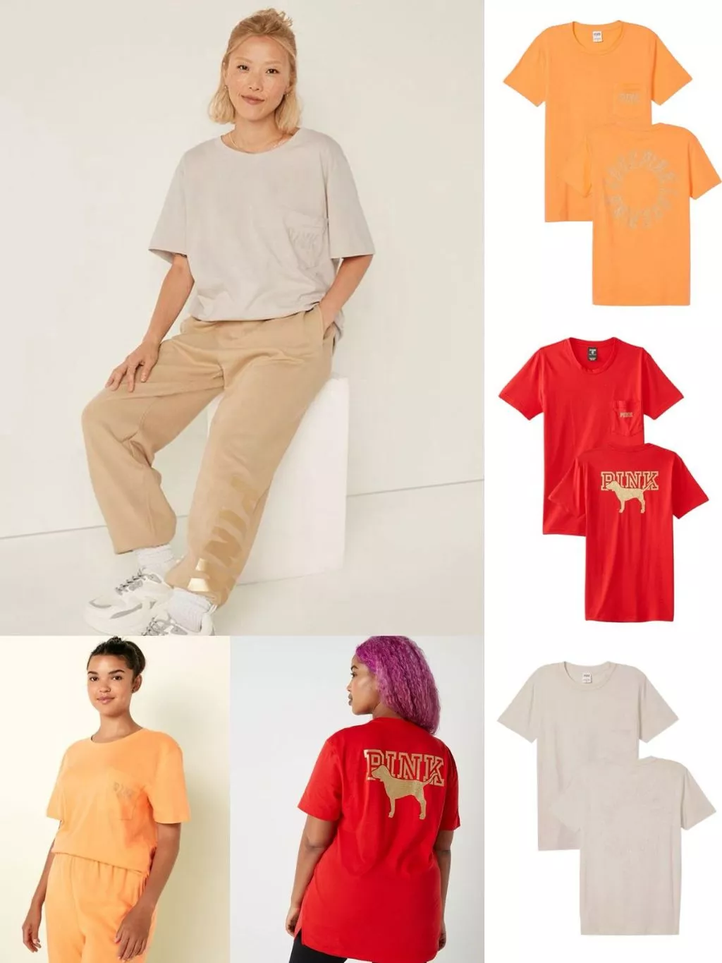 Kaos Lengan Pendek Wanita Bahan Katun Adem  Women's Cotton Slub Short-Sleeve T-Shirt - VS-9367