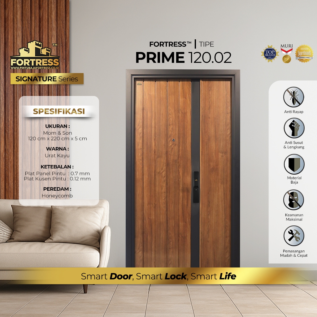 PINTU BAJA FORTRESS TYPE PRIME 120  - LUAR JABODETABEK
