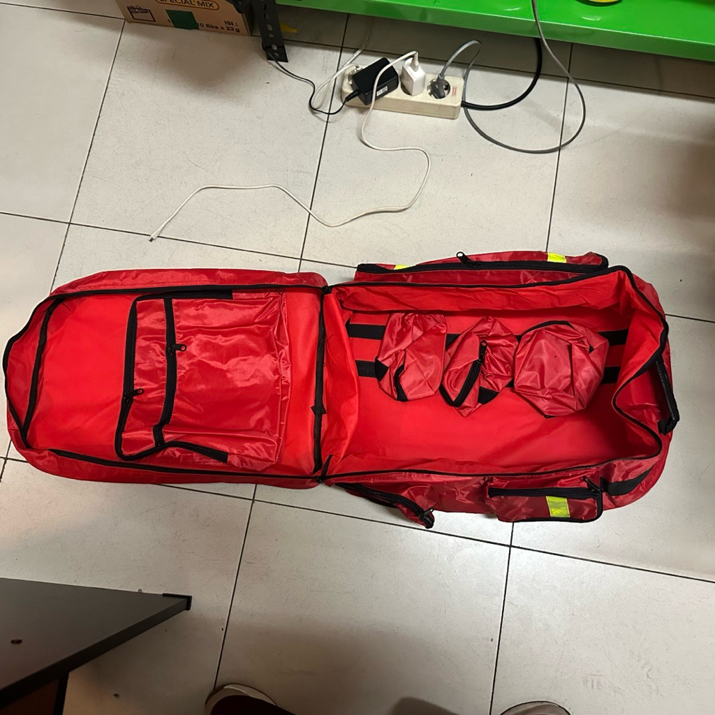 Jual Tas Ransel P3K Merah Emergency Kit + Isi Lengkap First Aids ...