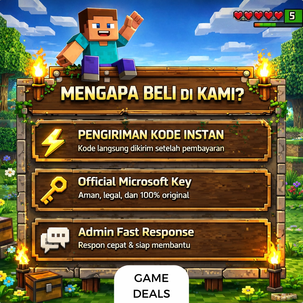 Jual Minecraft Java & Bedrock Edition Microsoft Key | Shopee Indonesia