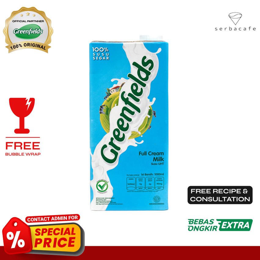 Jual Greenfields UHT Full Cream (1 L) | Shopee Indonesia