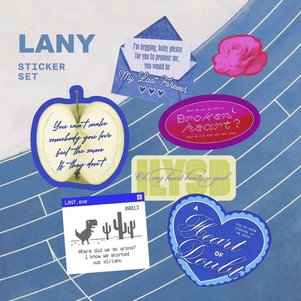 Jual Sticker Pack LANY | Shopee Indonesia