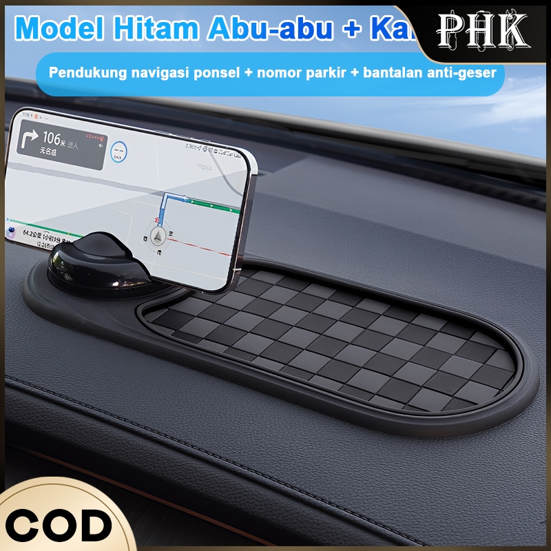 PHK Alas Dashboard Anti Slip Dudukan HP Mobil 2 in 1 Multifungsi