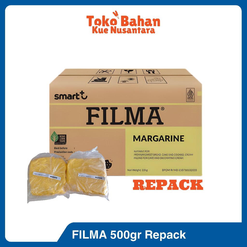 Jual FILMA Margarin Serbaguna 1Kg Untuk Roti Kue Aroma Buttery ...