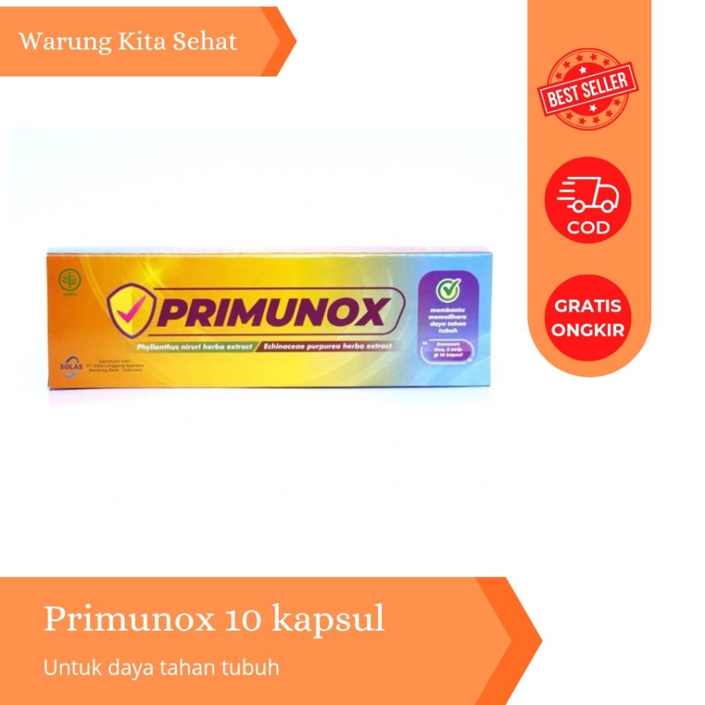 Jual Primunox strip isi 10 biji daya tahan tubuh | Shopee Indonesia