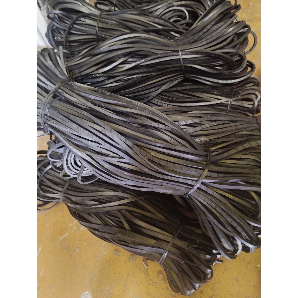 paket 3kodi/60tali ikat karet gilig panjang 4 meter untuk perkebunan persawahan dan ll