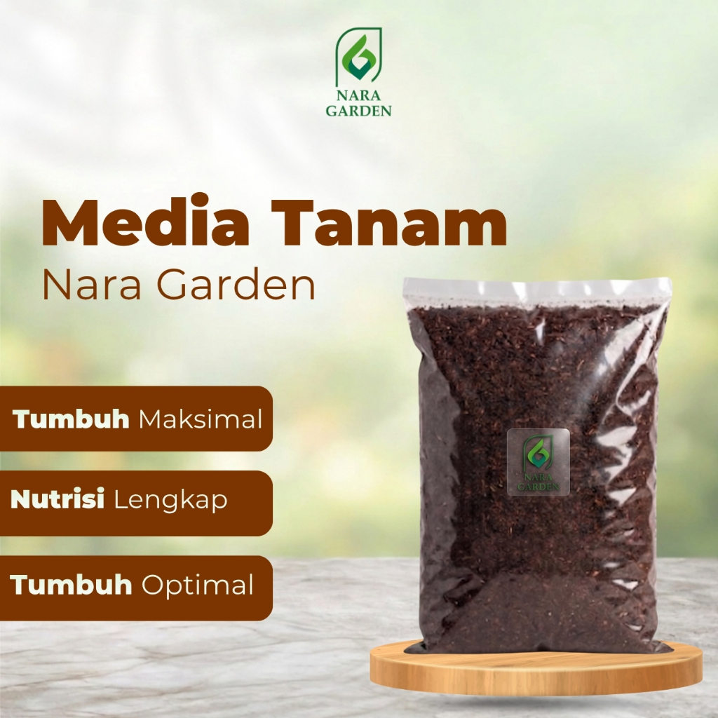 Nara Garden - TANAH MEDIA TANAM ORGANIK / PUPUK ORGANIK / MEDIA TANAM SIAP PAKAI UNTUK SAYUR DAN BUAH
