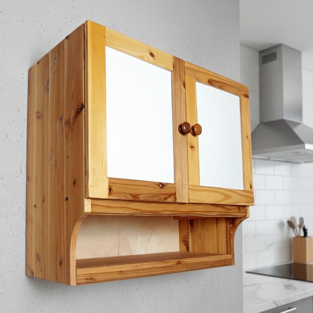 KITCHEN SET ATAS 2 PINTU MINIMALIS LEMARI DAPUR GANTUNG RAK DAPUR