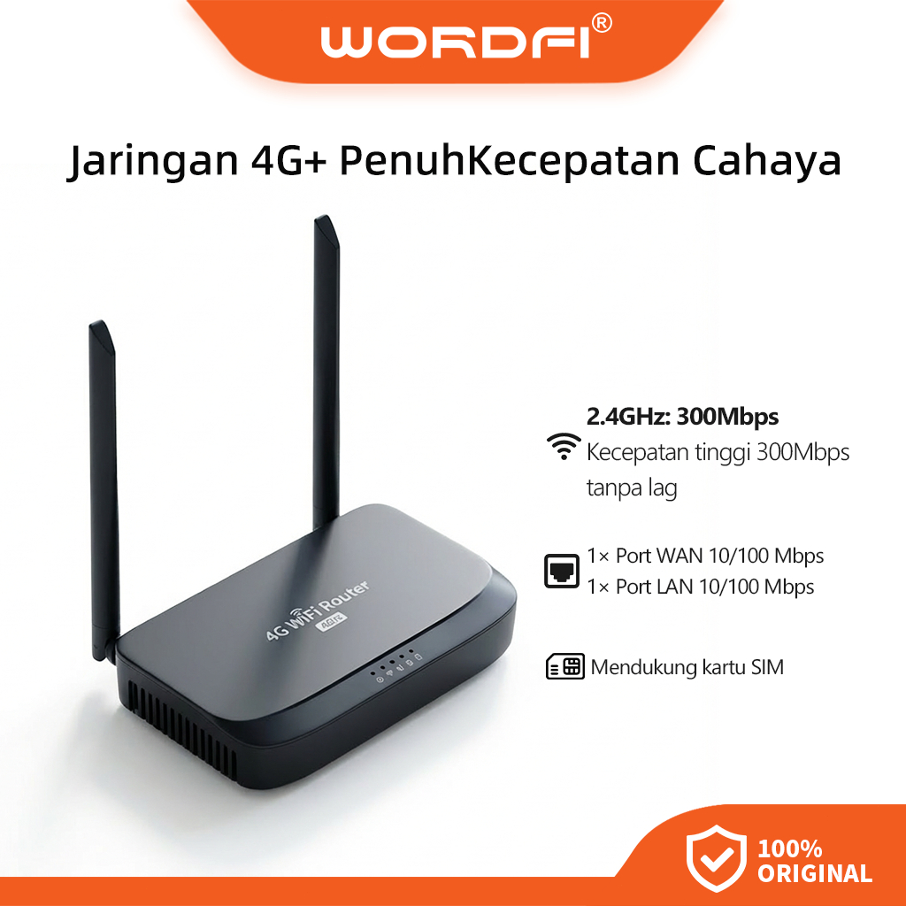 Jual WORDFI Router 4G LTE Modem 4G Mendukung kartu SIM dari semua ...