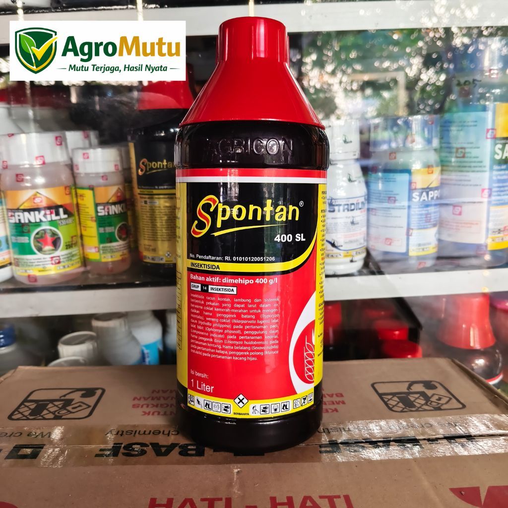 Jual SPONTAN 400 SL Insektisida Pengendali Sundep / Hama Penggerek ...