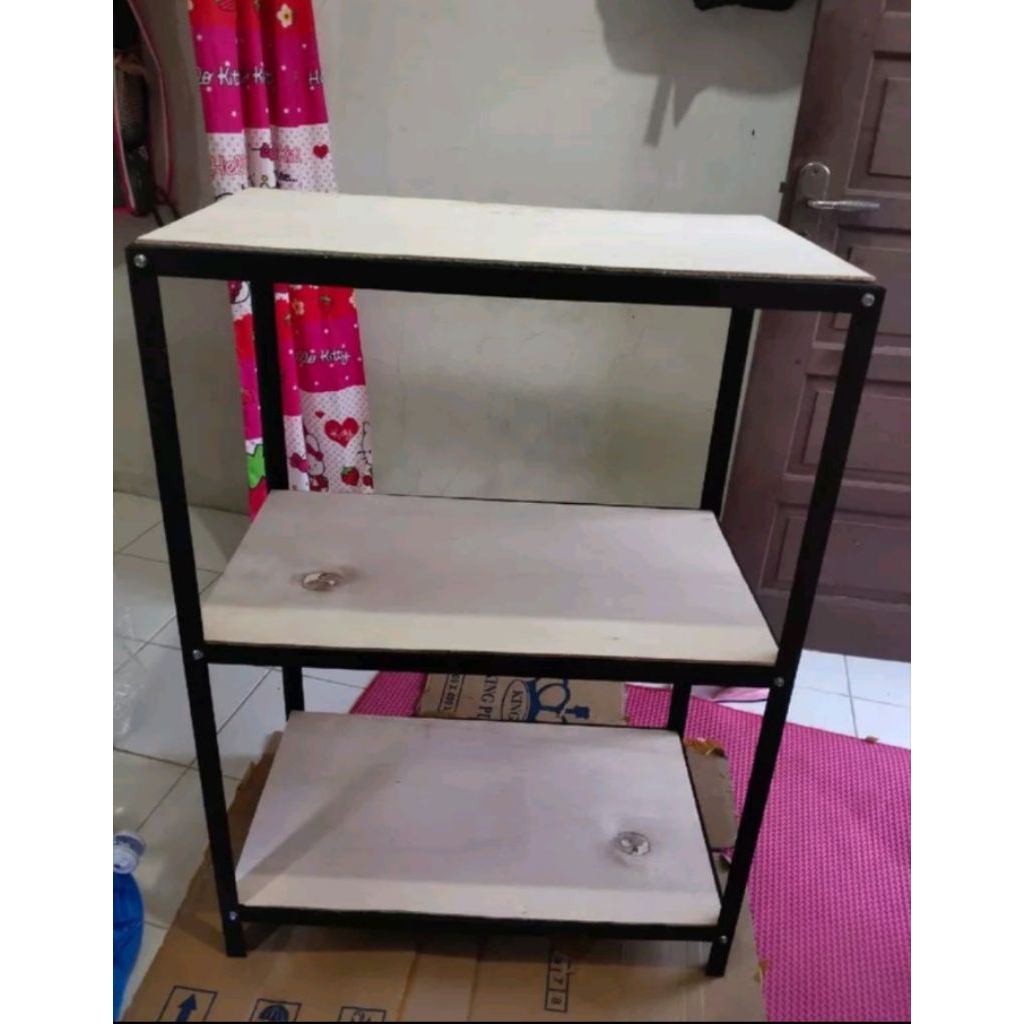 Jual Rak aquarium P60cm L30cm T100cm 3 susun / 3 ambal, rak custom, rak ...