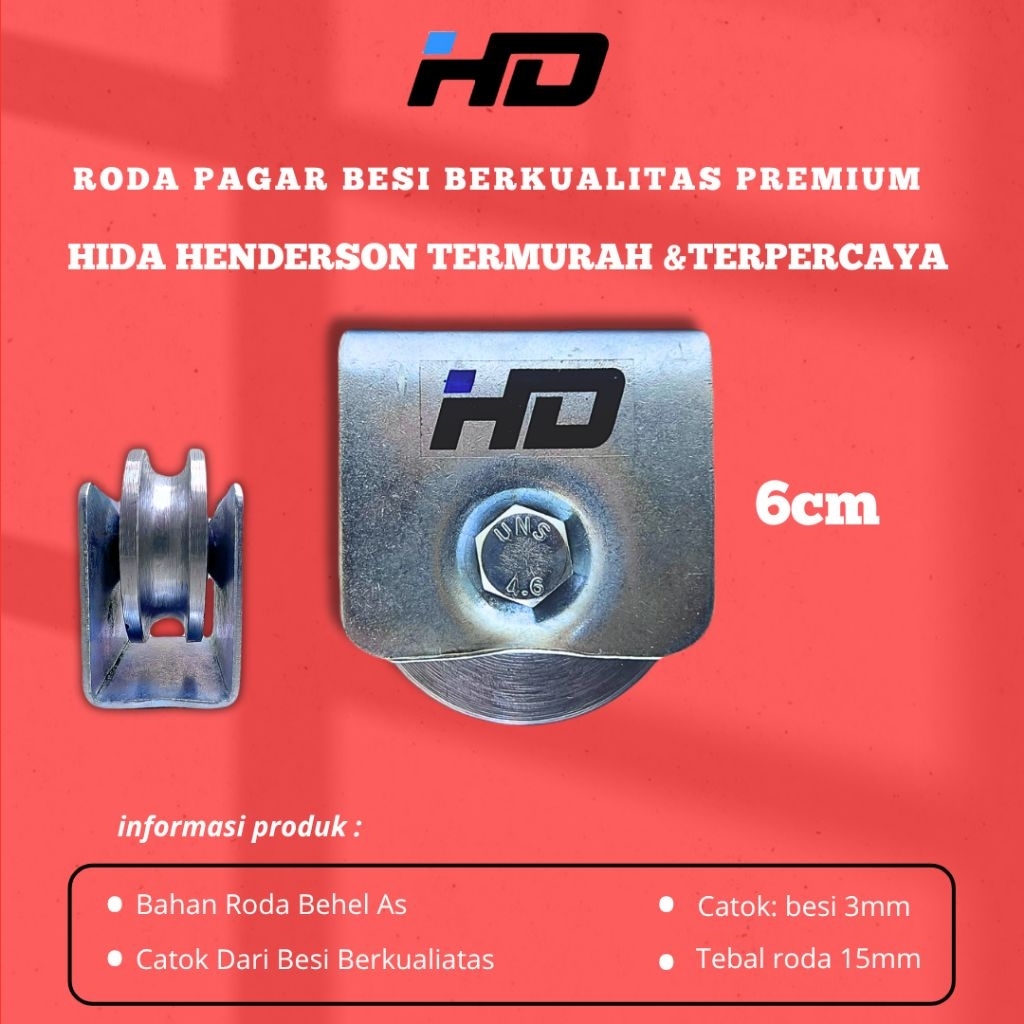 Jual (GROSIR)Roda Super Premium Rell U/Bekhel as HD Logam |Roda pintu ...
