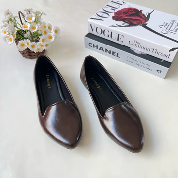 SALE! Flat Shoes Sepatu Wanita Polos Elegant Sol Karet Lentur HS 02