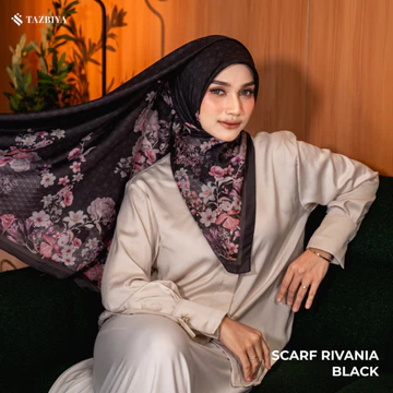 HIJAB SYARI TAZBIYA Scarf Voal Syari Hijab Voal Syari Jilbab Syari Hijab Segi Empat