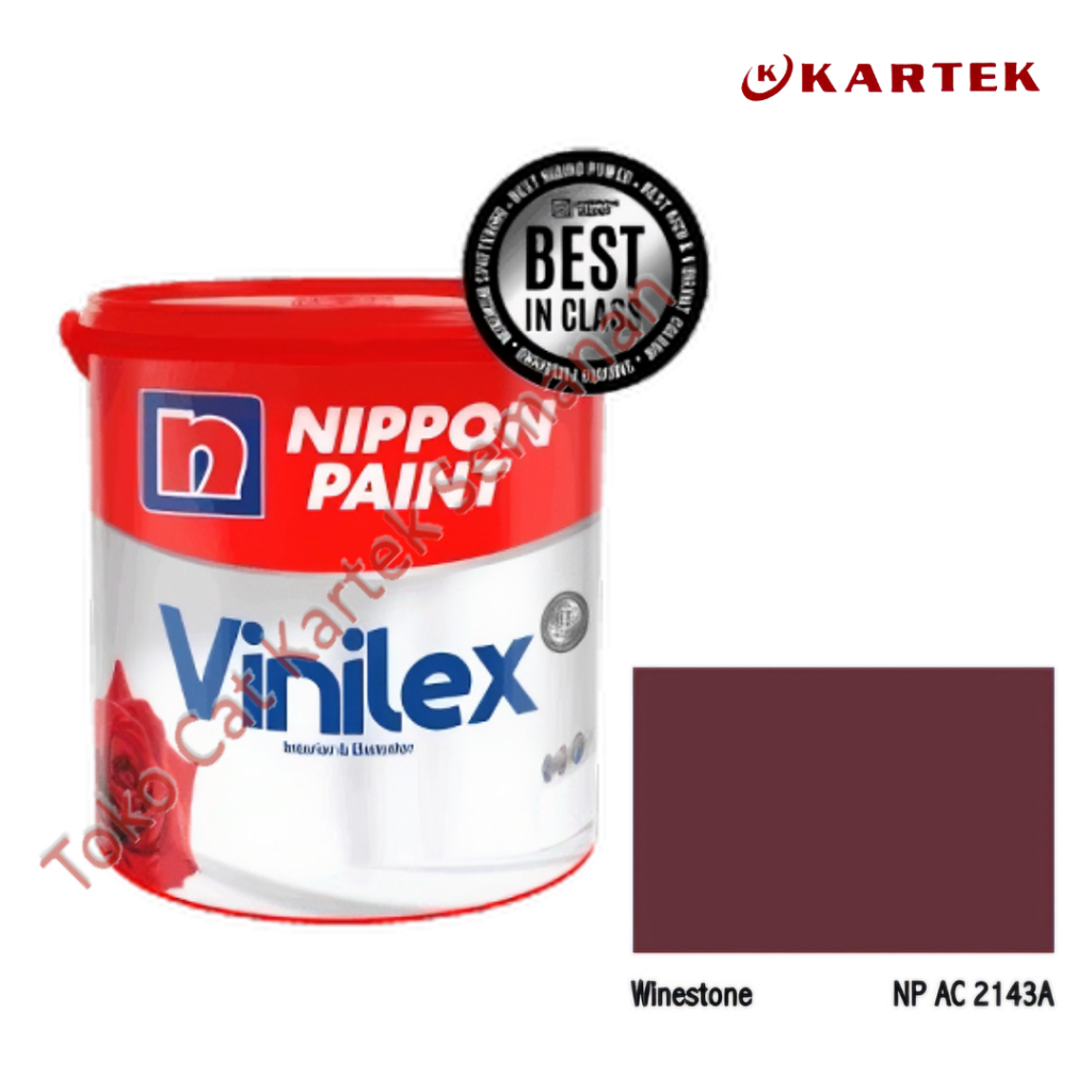 Jual Nippon Paint Vinilex WINESTONE NP AC 2143A Cat Tembok Interior ...