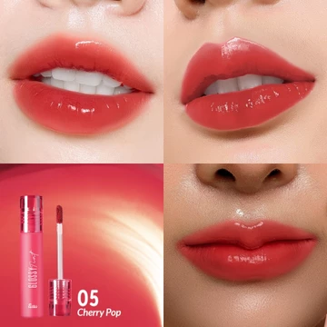 Fanbo Glossy Tint (DP) Lip Tint Juicy Moist Long Lasting Bibir Lembap Berkilau Natural Tanpa