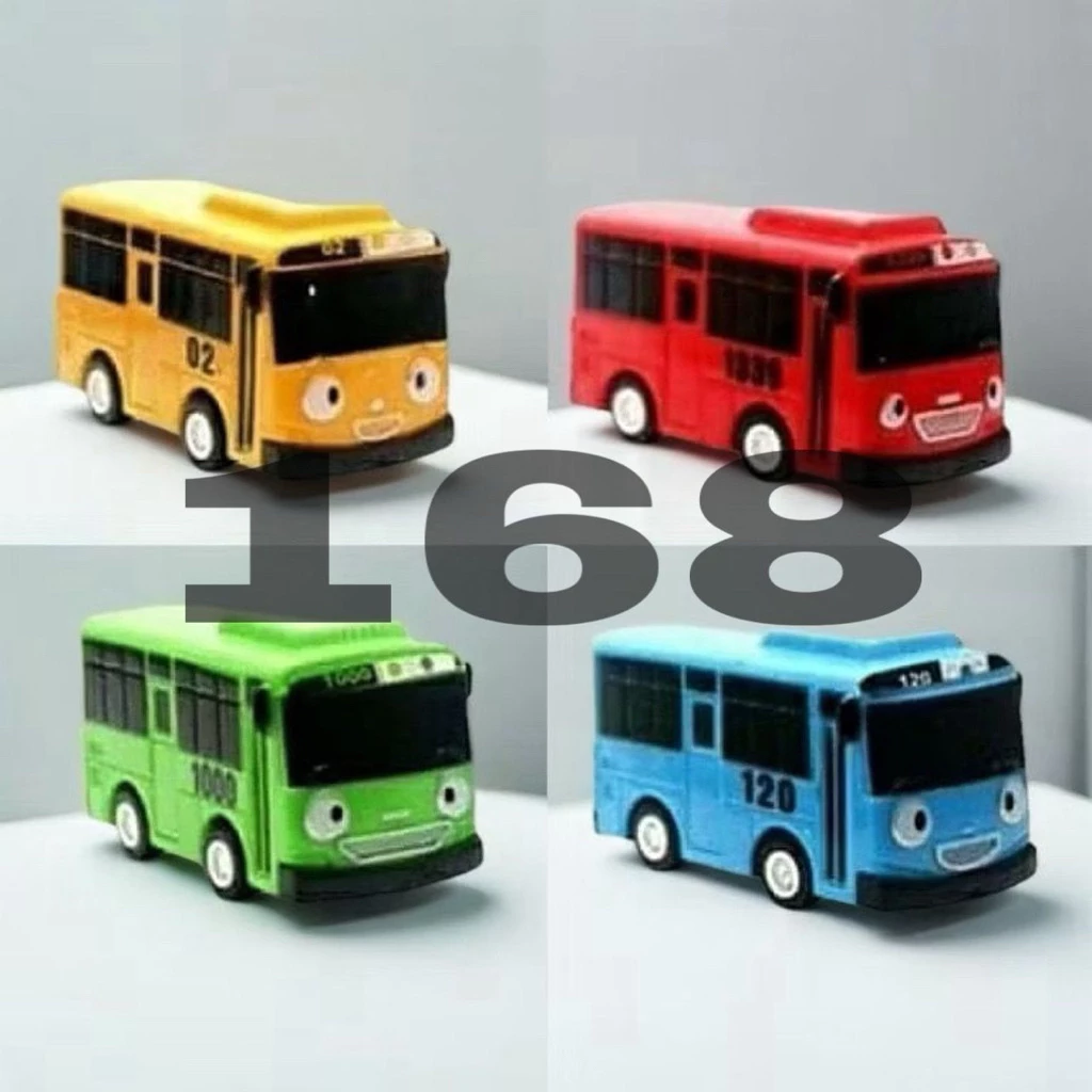 4Pcs Mobilan Tayo Edukatif Warna Warni Murah