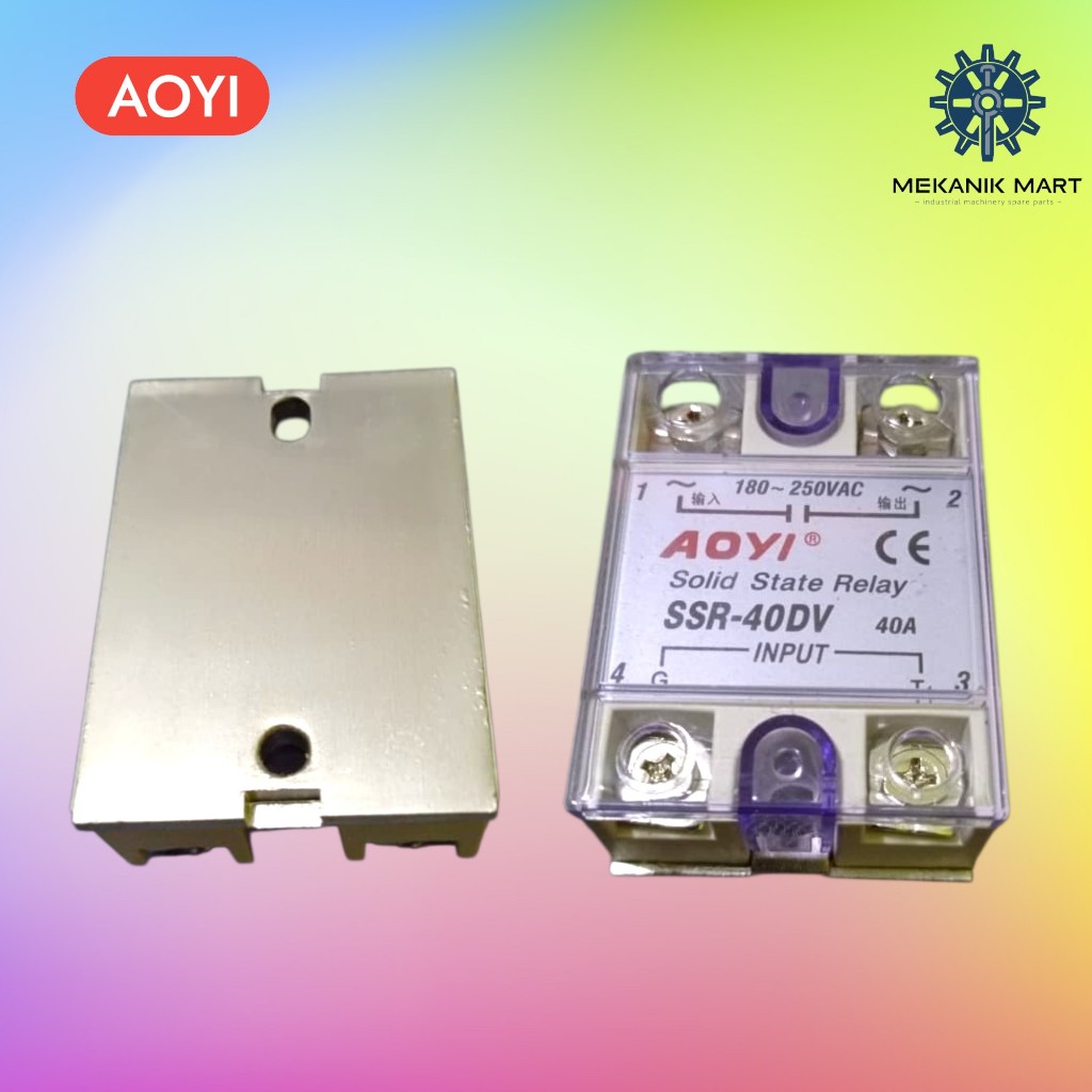 Jual SOLID STATE RELAY SSR-40DV 180-250VAC | Shopee Indonesia