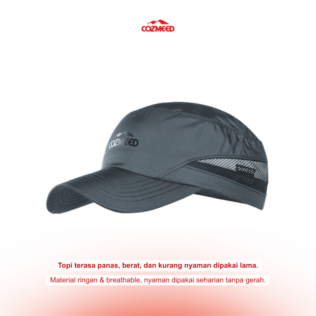 Jual Cozmeed Topi Komando Dry Fit Running Cap Topi Gunung Hiking Pria ...