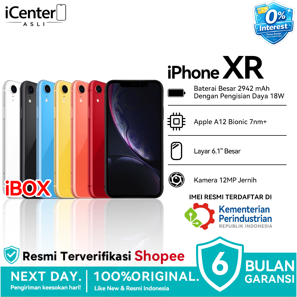 Jual IPhone XR IBox Terlengkap & Harga Terbaru Juli 2026 | Shopee Indonesia