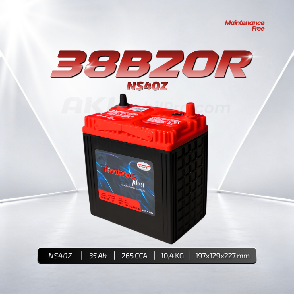 Jual Aki Mobil Daihatsu Xenia | EMTRAC PLUS BATTERY MF NS40Z