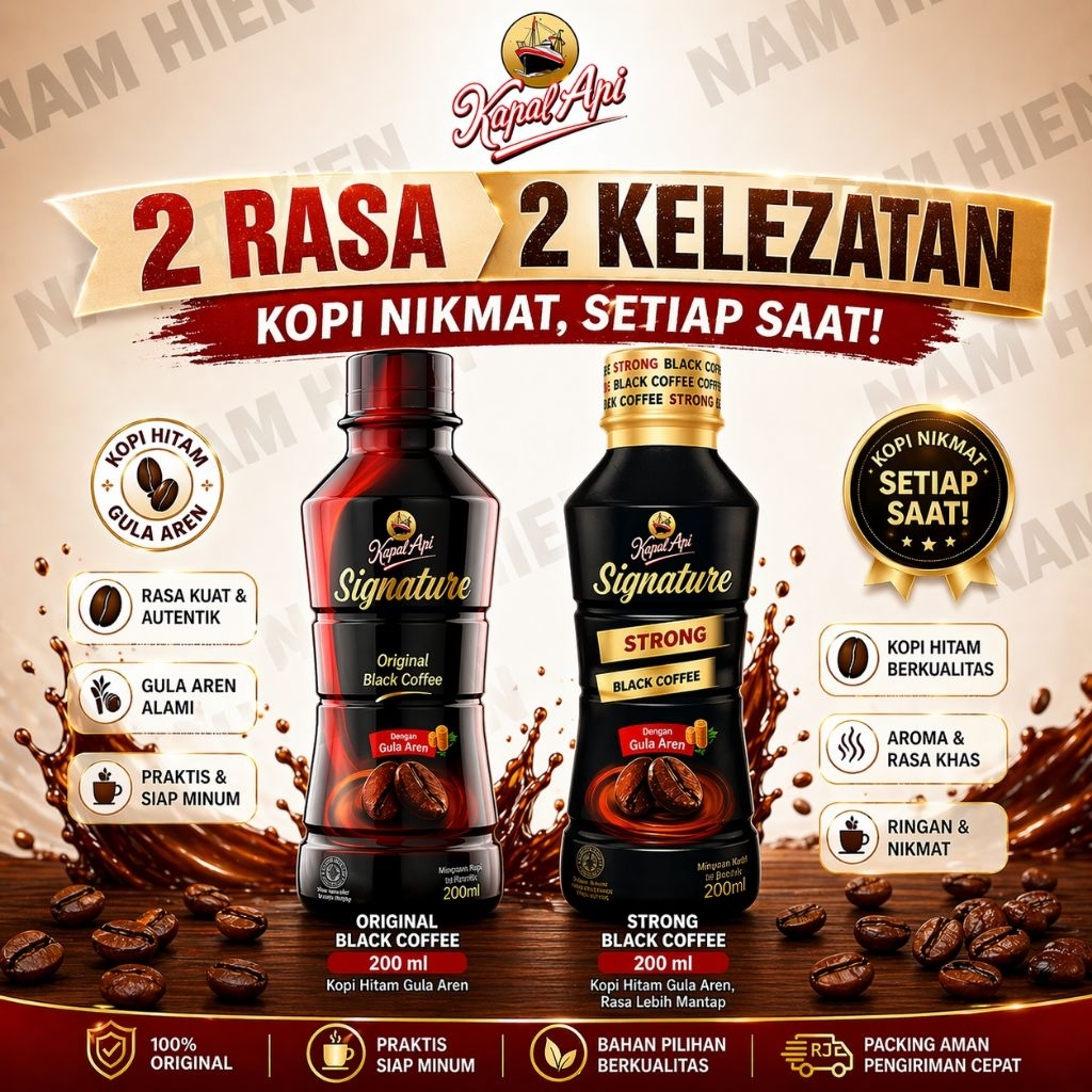 Jual Kapal Api Signature botol 200ML | Shopee Indonesia