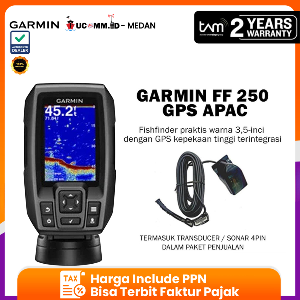 Jual Garmin FF250 FF 250 Fishfinder GPS APAC CHIRP Alat Penangkap ...