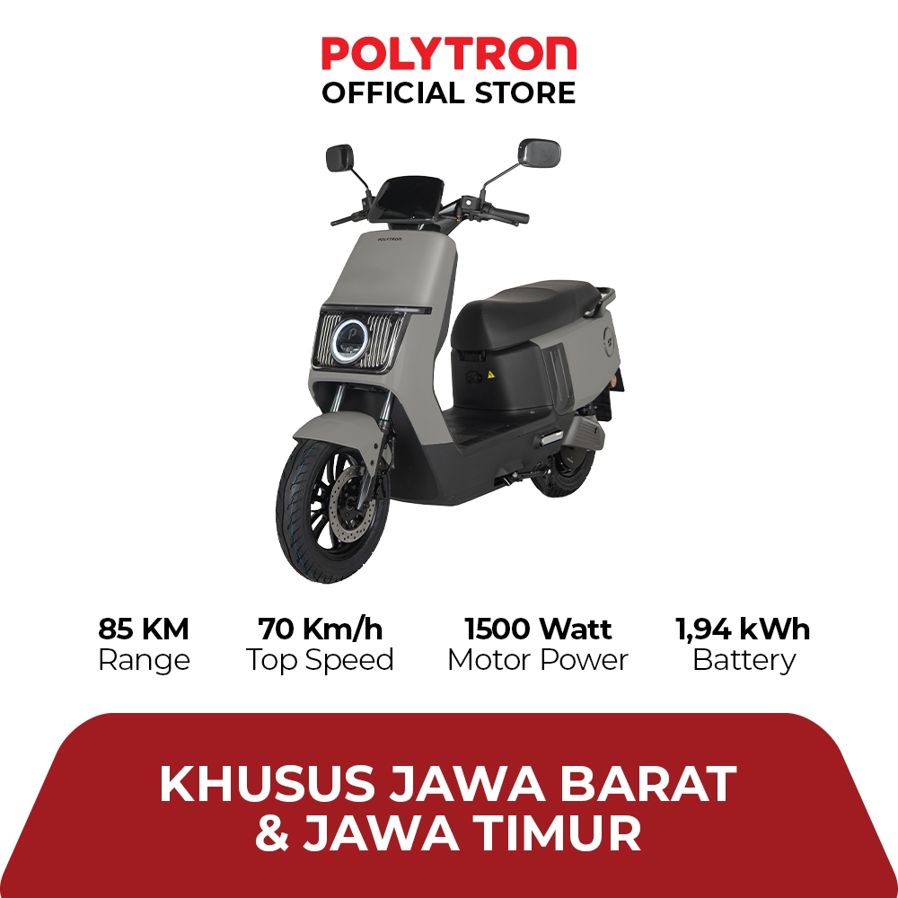 POLYTRON Fox 200 - Buy to Own - Electric Sepeda Motor Listrik - OTR Jawa Barat & Jawa Timur