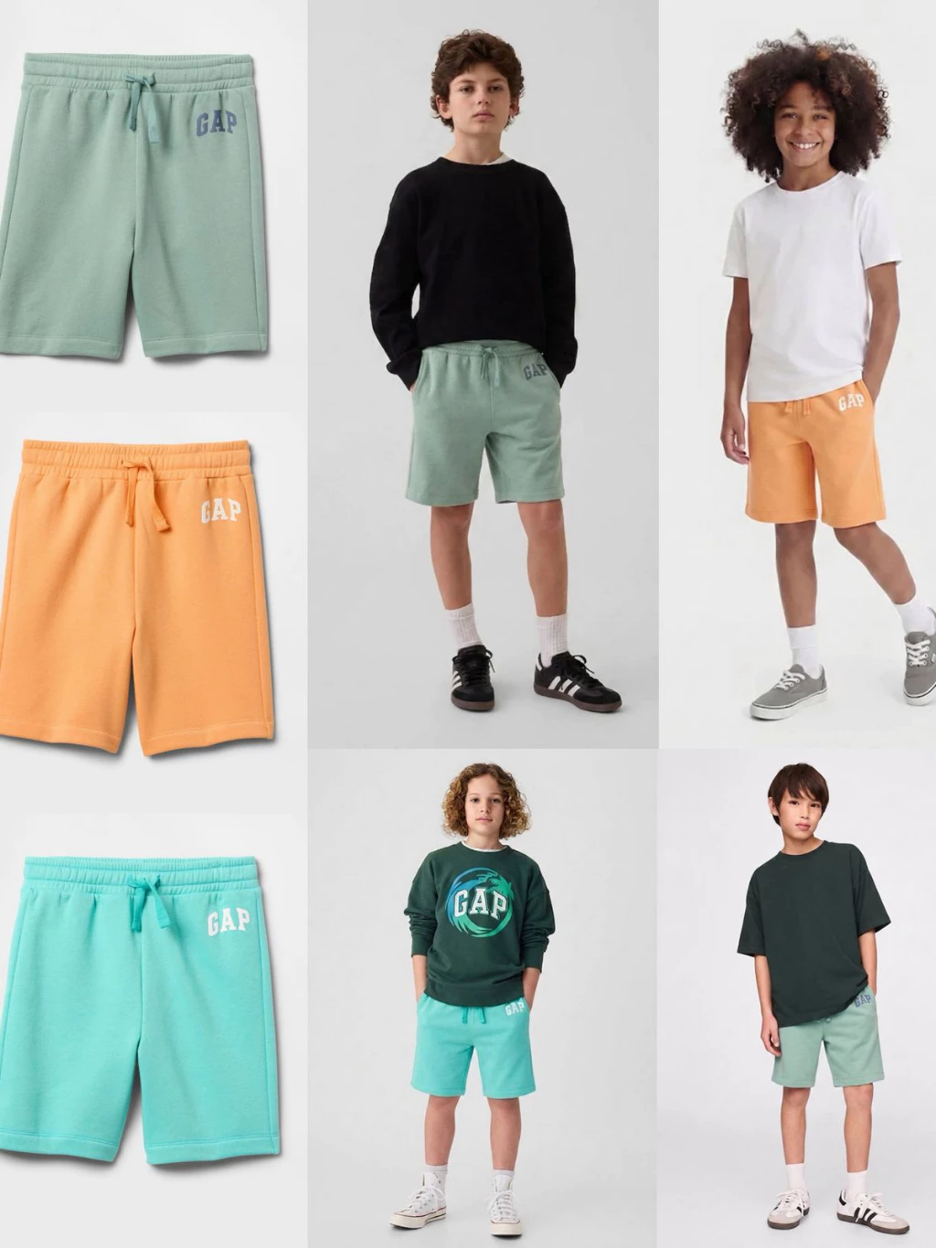 Celana Pendek Anak Junior ABG Remaja GP Kids Relaxed Logo Pull-On Shorts - 2334