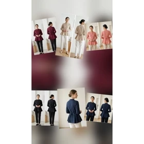 Kemeja Blouse Lengan Panjang
