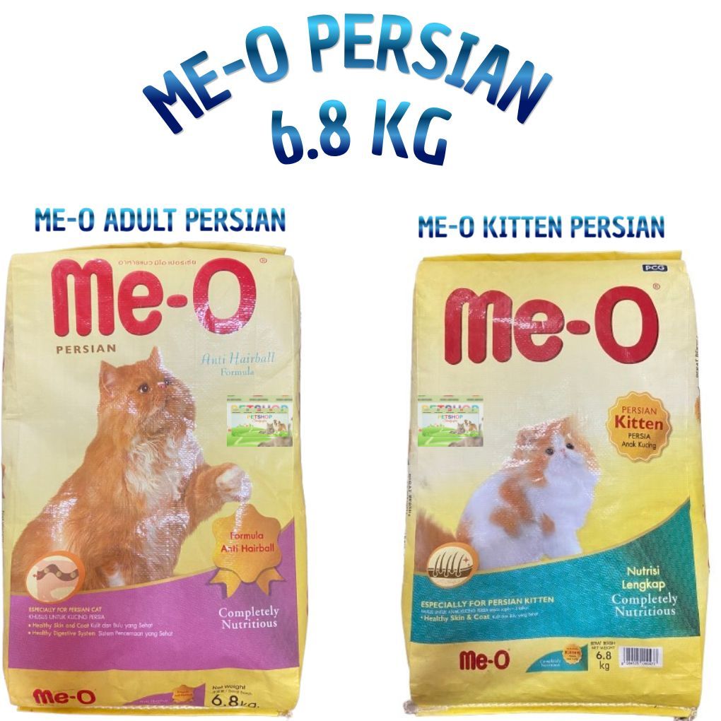 Jual MAKANAN KUCING DRY ME-O ADULT PERSIAN 6.8 KG/ MEO-O KITTEN PERSIAN ...