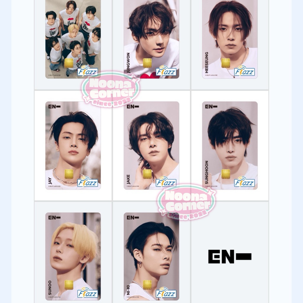 Jual NEW ‼️ Kartu Flazz BCA Enhypen Kpop Full Member Series (Jake
