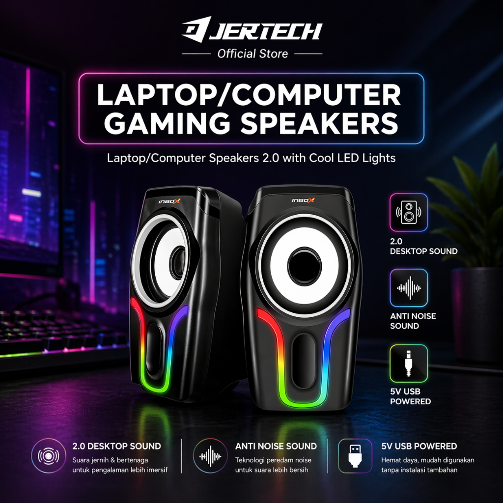Jual JERTECH X INBOX Speaker Komputer Speaker Laptop Speaker Multimedia ...