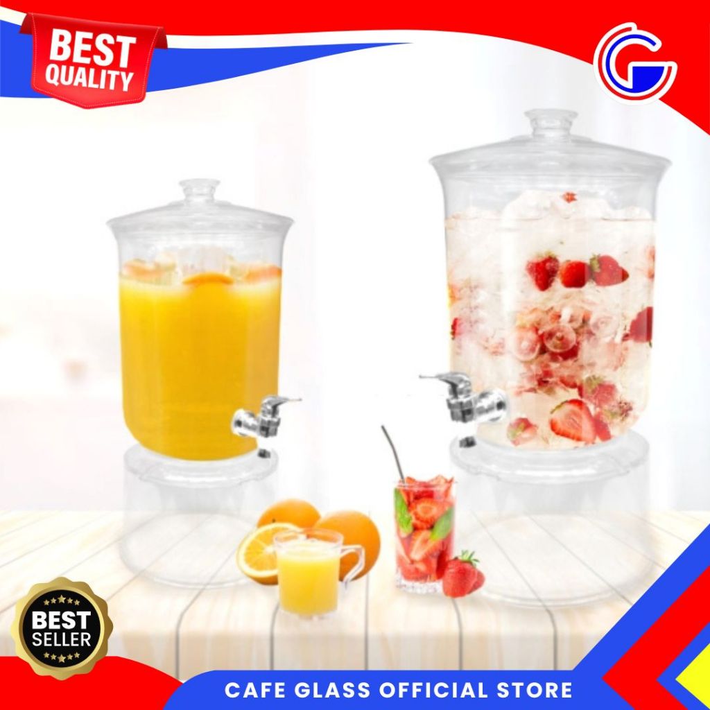 Dispenser Iora 10 Liter - Dispenser Air Minum Elegan 6685-Tr - Wadah Jus Akrilik
