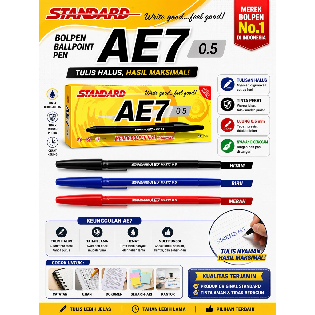 Jual Pulpen Standard 1 Pack Terlengkap & Harga Terbaru Juli 2026 ...