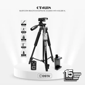 TRIPOD COSTA CT 6218 Bluetooth Remote Handphone Kamera With Holder XL