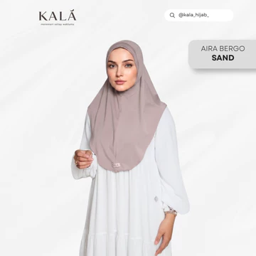 KALAHIJAB Aira Bergo All Size (SoftPad) Hijab Bergo Instan Breathable Spandex Hijab Daily Nyaman