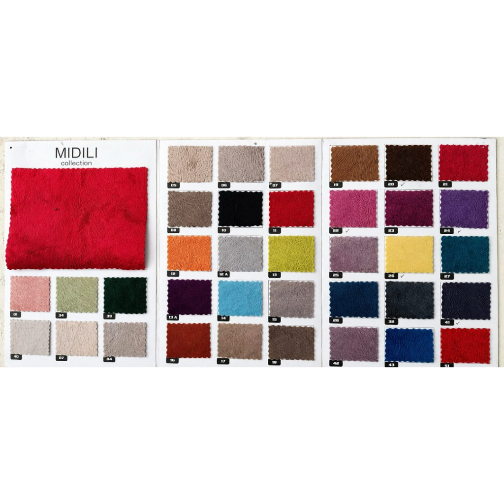 Jual HARGA TERMURAH KAIN POLOS MIDILI ASLI / KAIN MEDALI/KAIN TAVOS ...