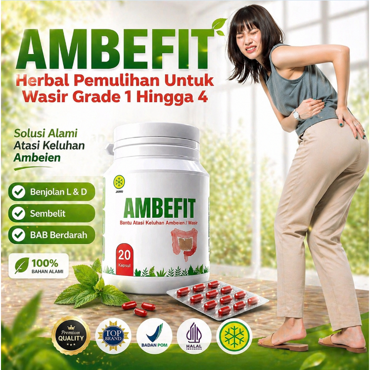 Ambefit Mengempeskan Ambeien Luar Obatherbalambeyenwasir Kapsul Wasir Ambeven